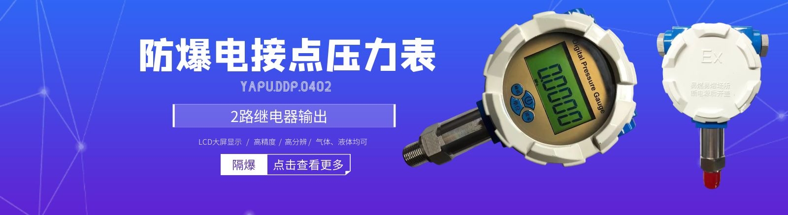 防爆电接点压力表